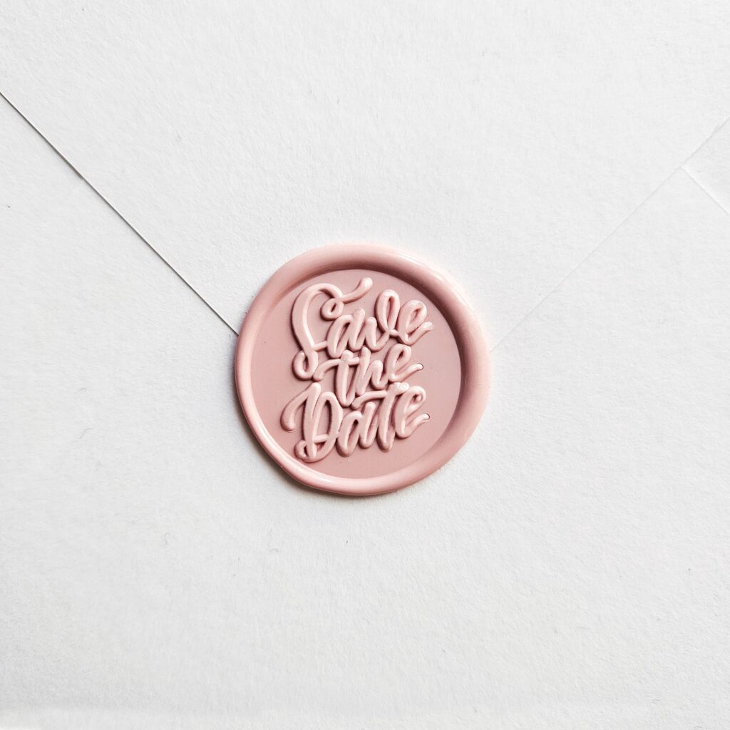 timbro ceralacca save the date