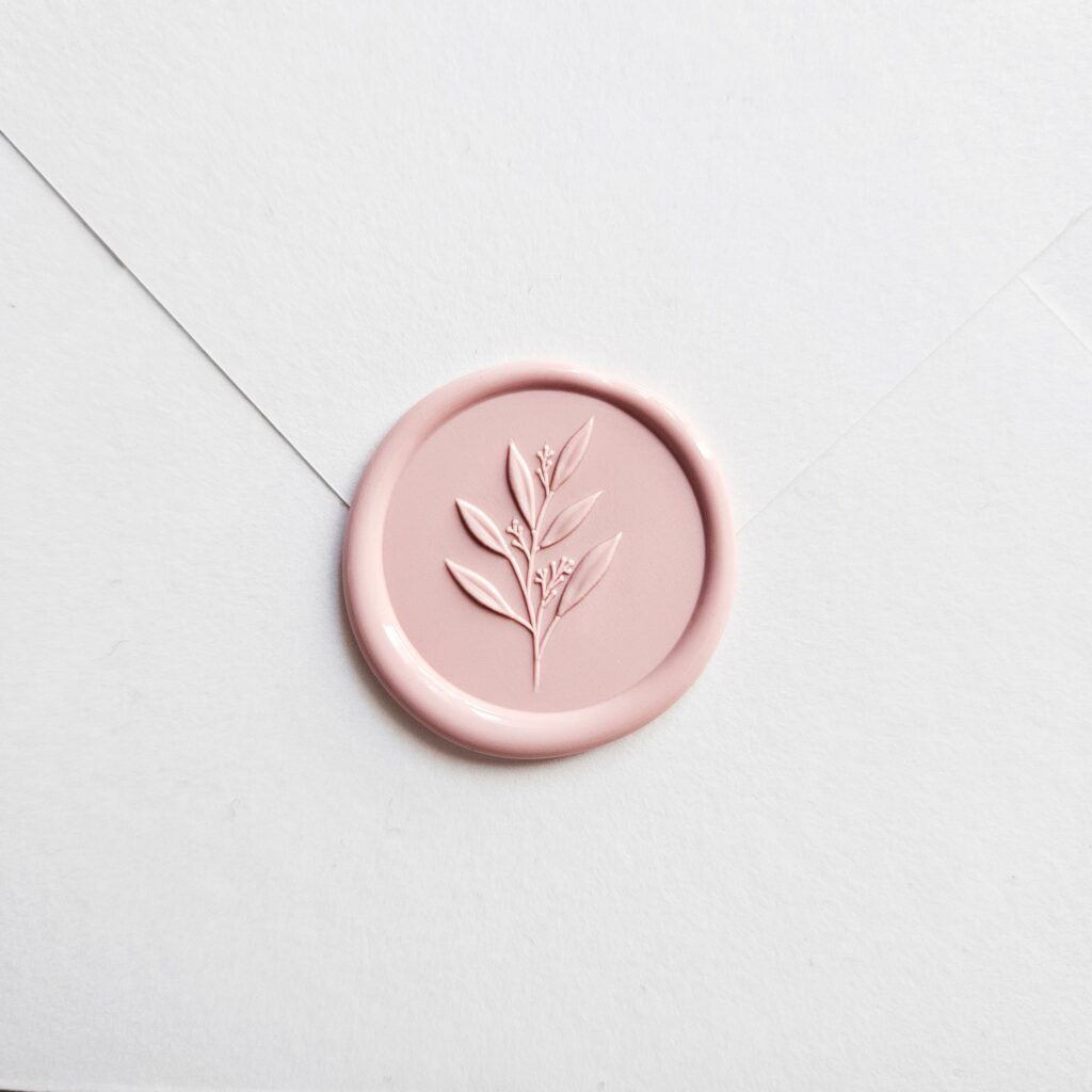 timbro ceralacca ulivo