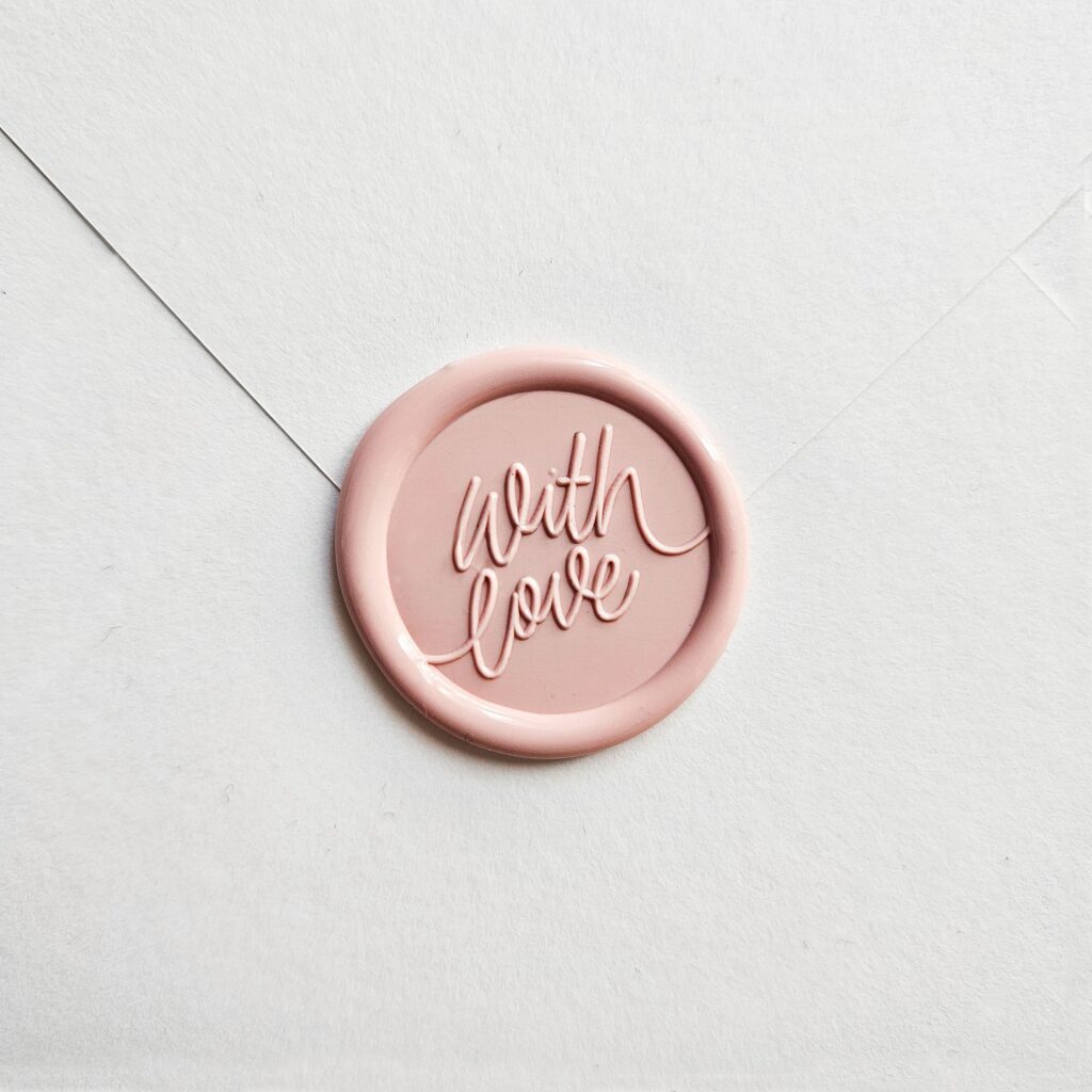 timbro ceralacca with love